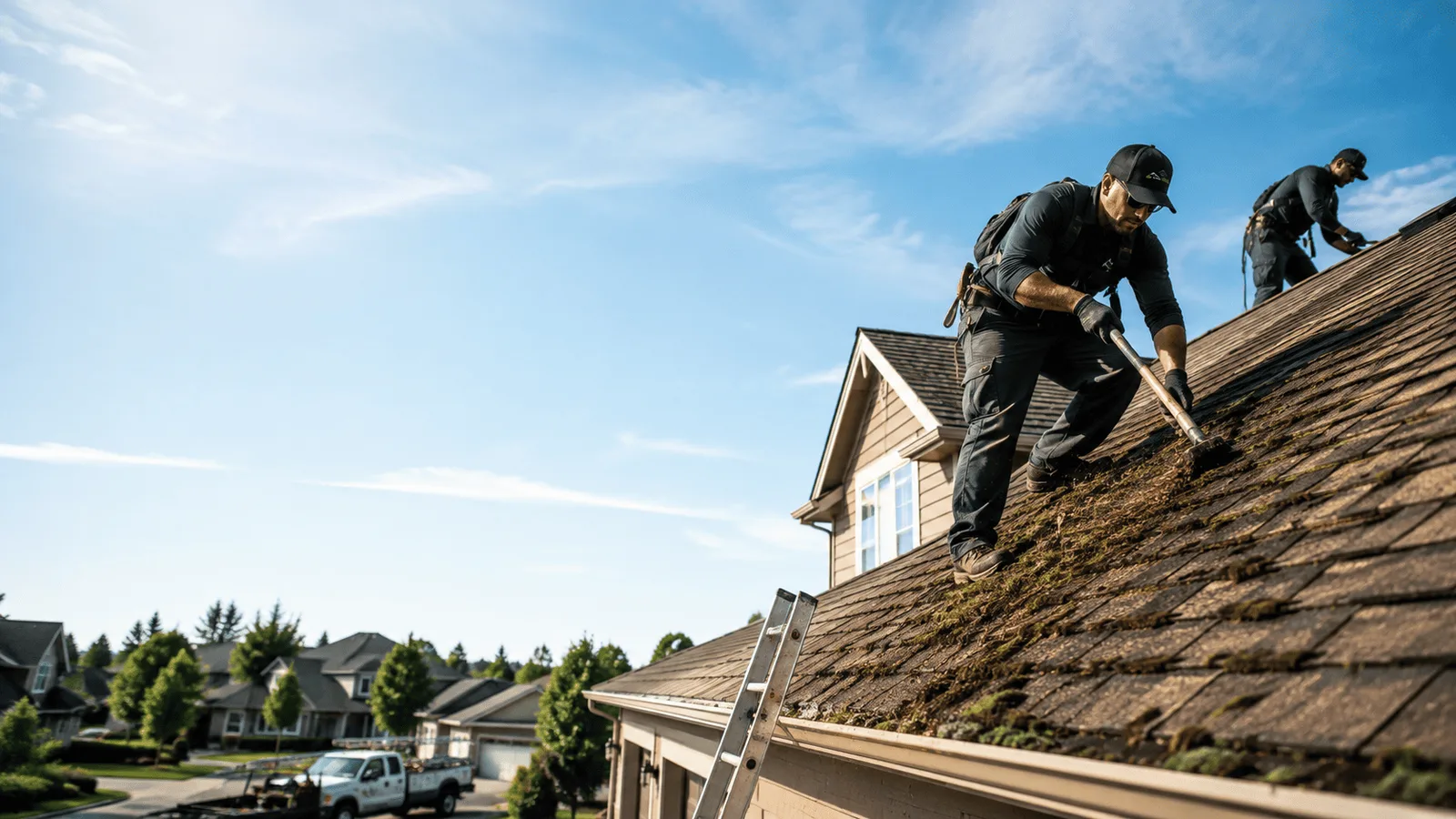 Roof Moss Removal in Santa Ana, CA near me